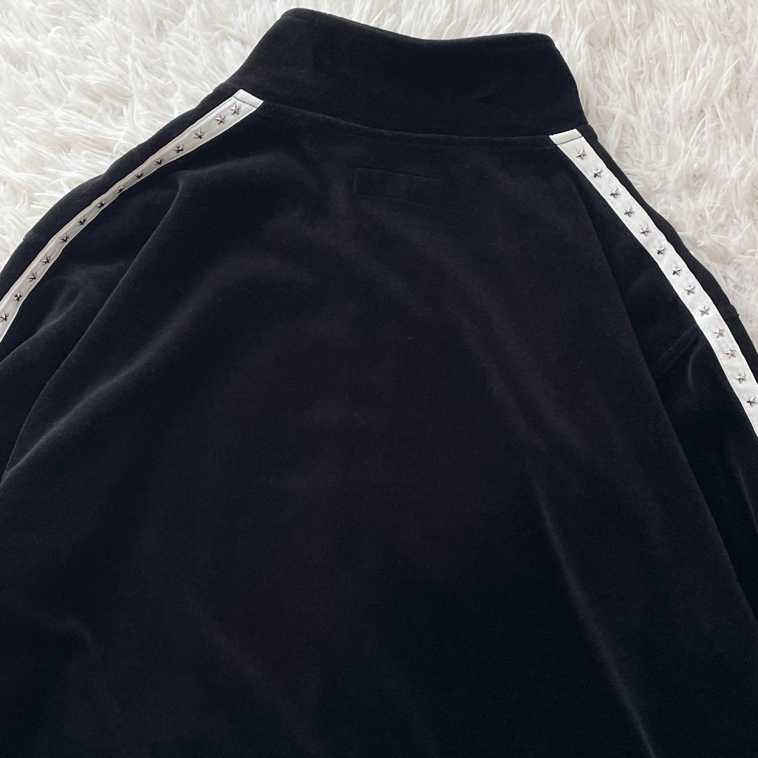 Supreme Studded Velour Track Jacket 黒 L