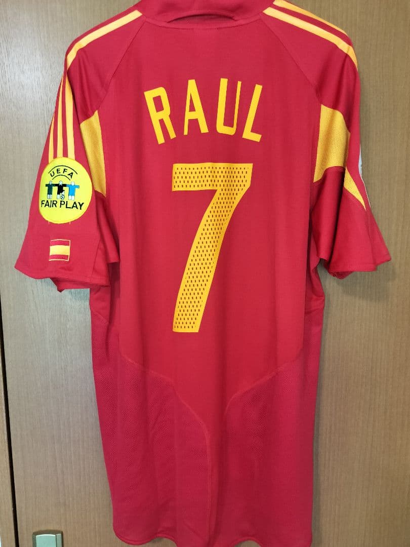 サッカー スペイン代表 ＥＵＲＯ2004 ホーム #7 ラウール Ｍサイズ