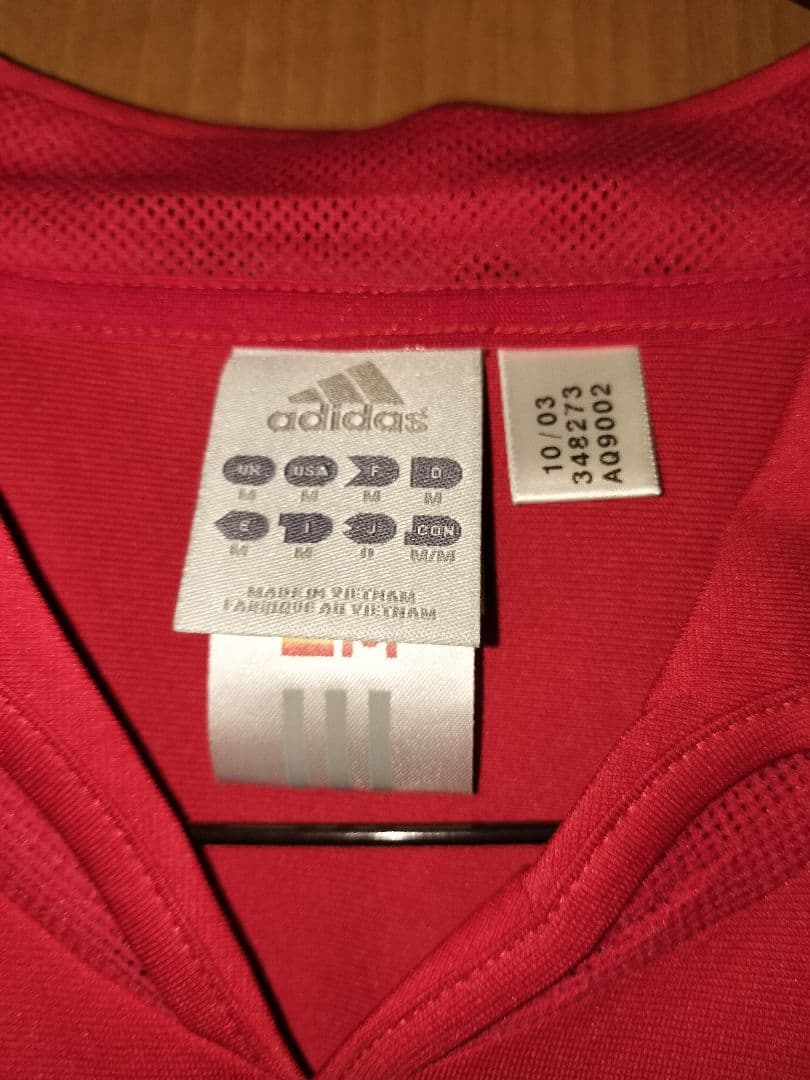 サッカー スペイン代表 ＥＵＲＯ2004 ホーム #7 ラウール Ｍサイズ