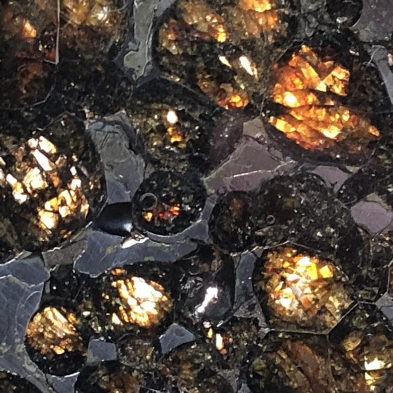 パラサイト隕石 隕石　石鉄隕石　セリコ隕石 重さ約8ｇ　共箱