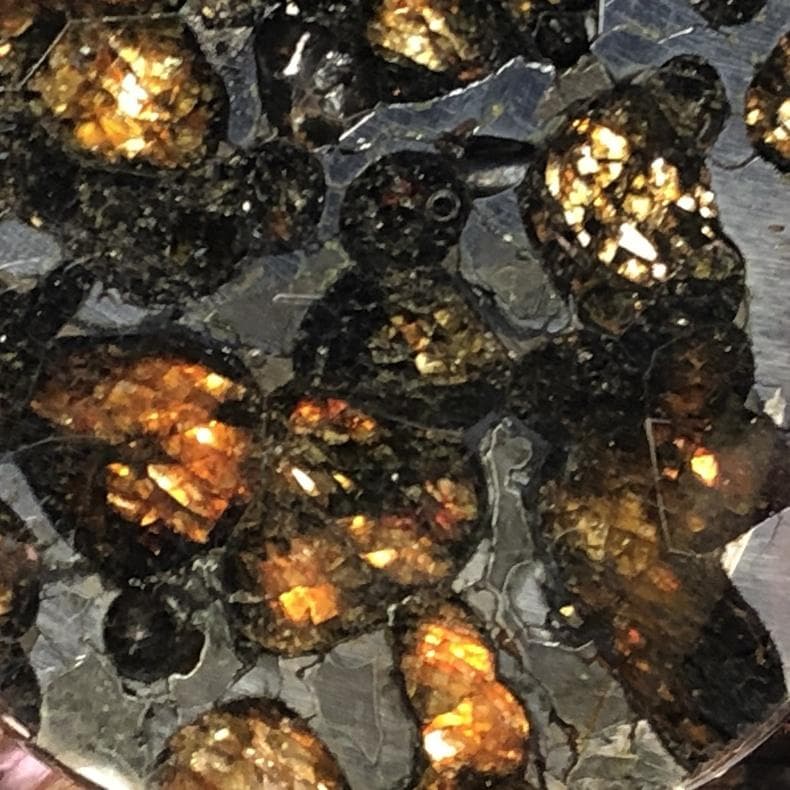 パラサイト隕石 隕石　石鉄隕石　セリコ隕石 重さ約8ｇ　共箱