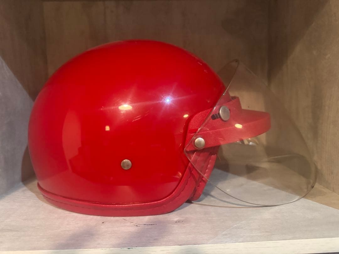 【希少・当時物】 クノー工業 半帽 80s 半ヘル 半キャップ ジェット 昭和