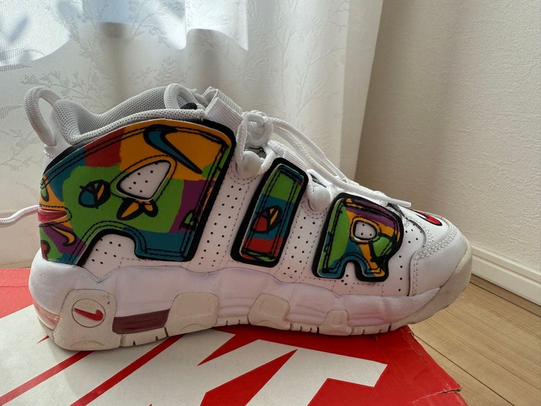 ★新品★ナイキ モア アップ テンポ モアテン ピース ラブ スウッシュ23cm