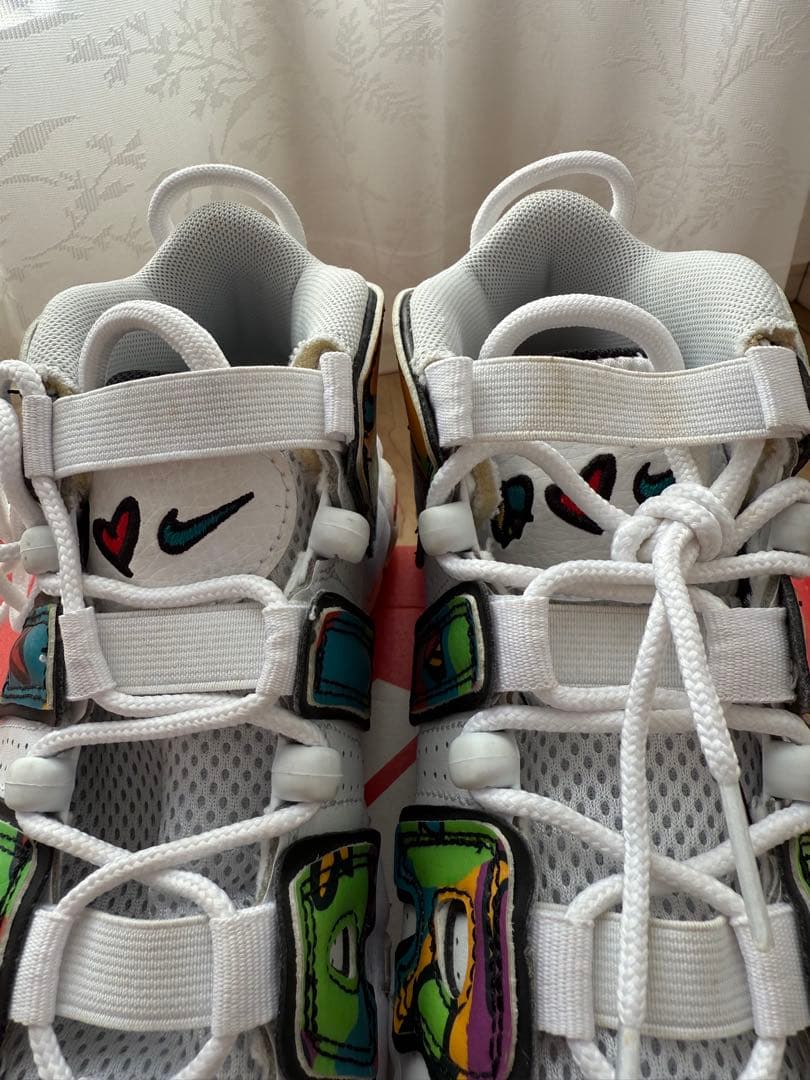 ★新品★ナイキ モア アップ テンポ モアテン ピース ラブ スウッシュ23cm