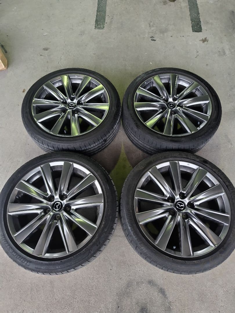 mazda6アテンザ純正アルミホイール19インチ ブリヂストントランザ 純正流用