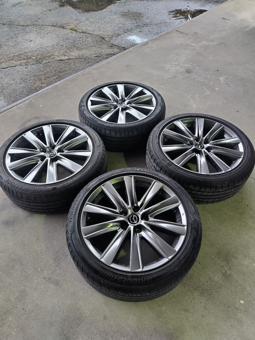 mazda6アテンザ純正アルミホイール19インチ ブリヂストントランザ 純正流用