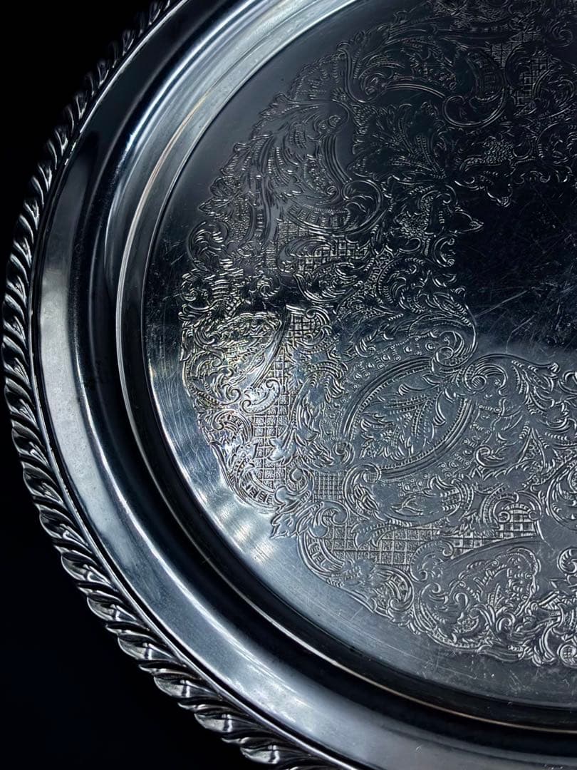 専用 アメリカ　ヴィンテージ　ONEIDA オネイダ　シルバープレート　トレイ