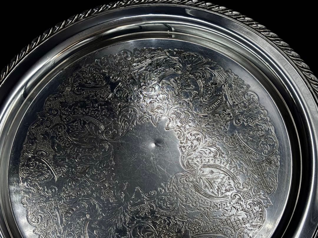 専用 アメリカ　ヴィンテージ　ONEIDA オネイダ　シルバープレート　トレイ