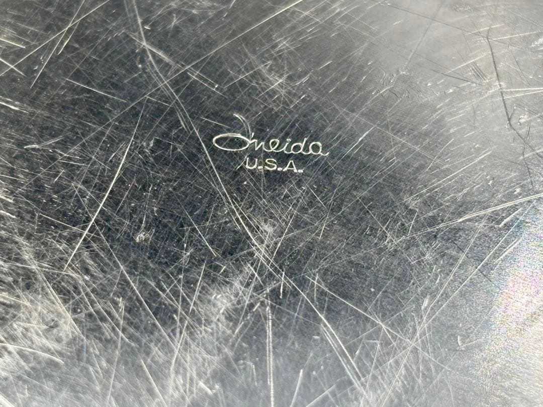 専用 アメリカ　ヴィンテージ　ONEIDA オネイダ　シルバープレート　トレイ