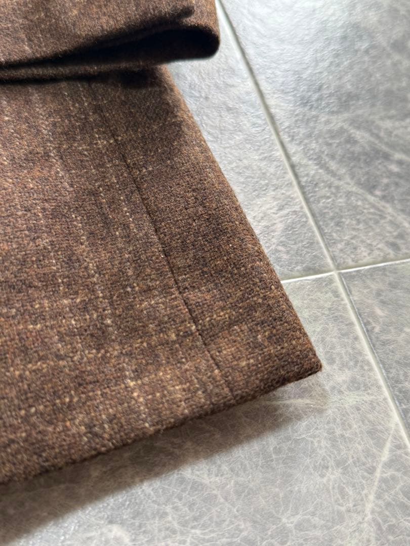 DUNHILL ダンヒル カシミヤ ウールチェック柄 テーラードジャケット 48