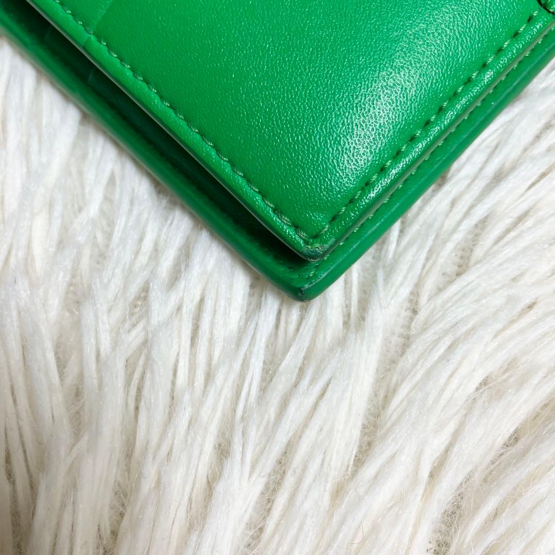 【良品】 ボッテガヴェネタ 二つ折り カセット パラキート IC内蔵