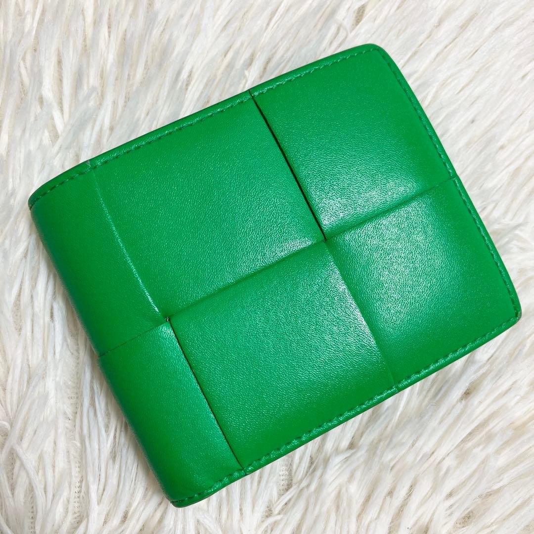 【良品】 ボッテガヴェネタ 二つ折り カセット パラキート IC内蔵