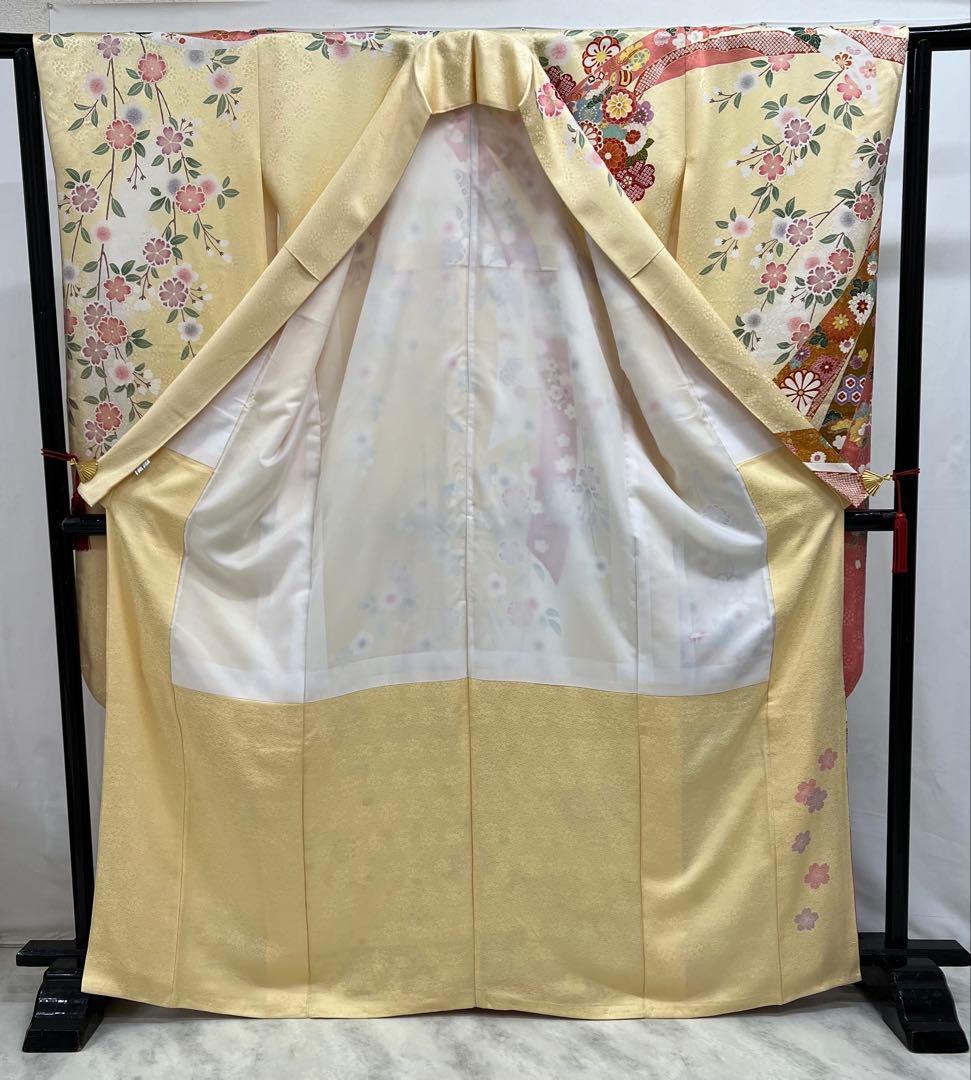 振り袖　振り袖　長襦袢付　成人式　金彩加工　刺繍入り　669