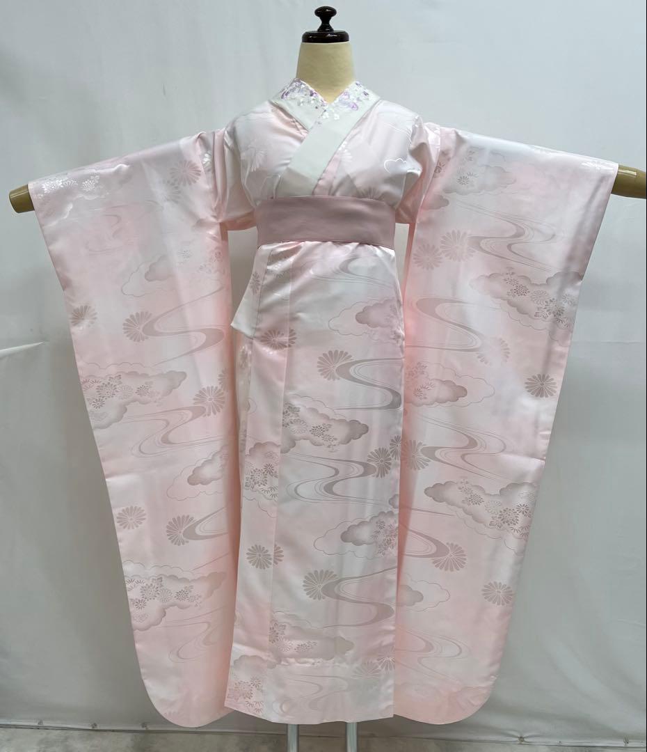 振り袖　振り袖　長襦袢付　成人式　金彩加工　刺繍入り　669