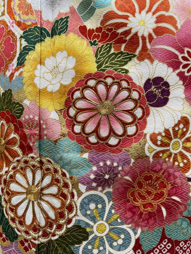 振り袖　振り袖　長襦袢付　成人式　金彩加工　刺繍入り　669