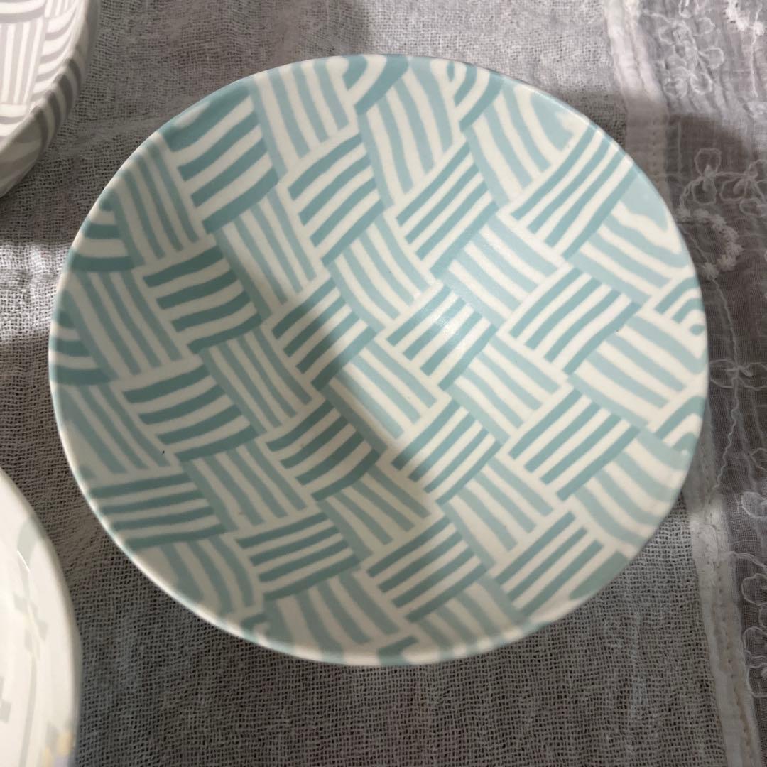 ハラダマホ　練り上げ　お茶碗、ボウル3点セット