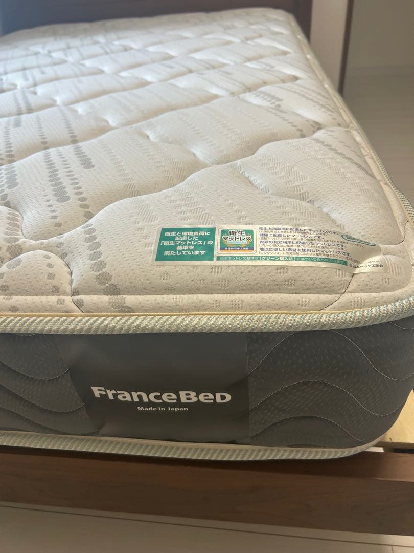 【使用期間9ヶ月】フランスベッド　セミダブル　TW-100
