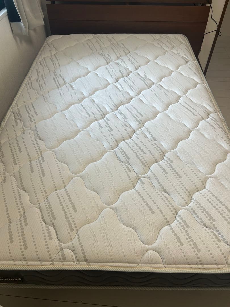 【使用期間9ヶ月】フランスベッド　セミダブル　TW-100