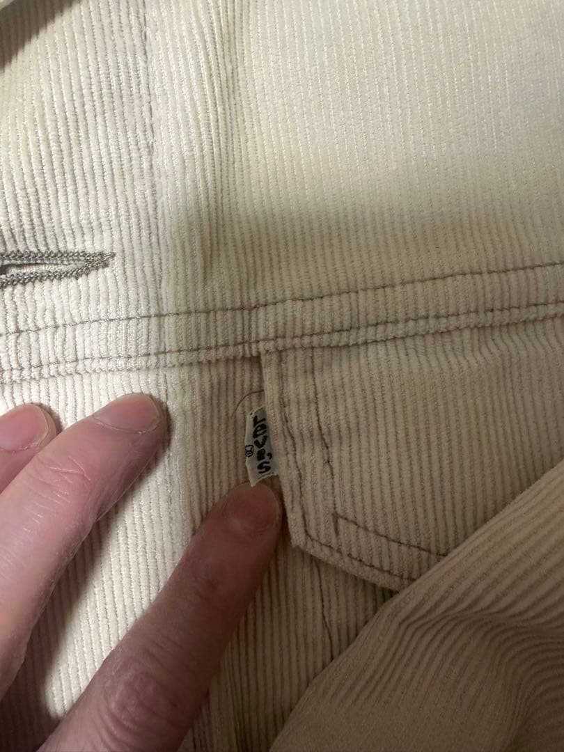 Levi's ベージュ コーディロイジャケットサイズ44