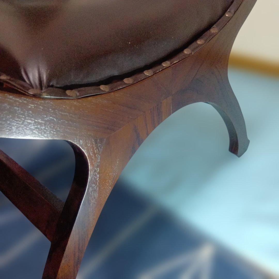 カルティニチェア .クラブチェア猫足 バリ ①