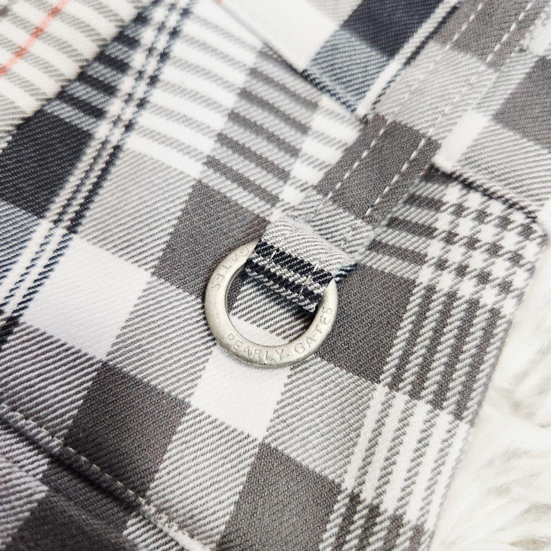 PEARLY GATES ゴルフウェア チェック ロングパンツ ストレッチ 3