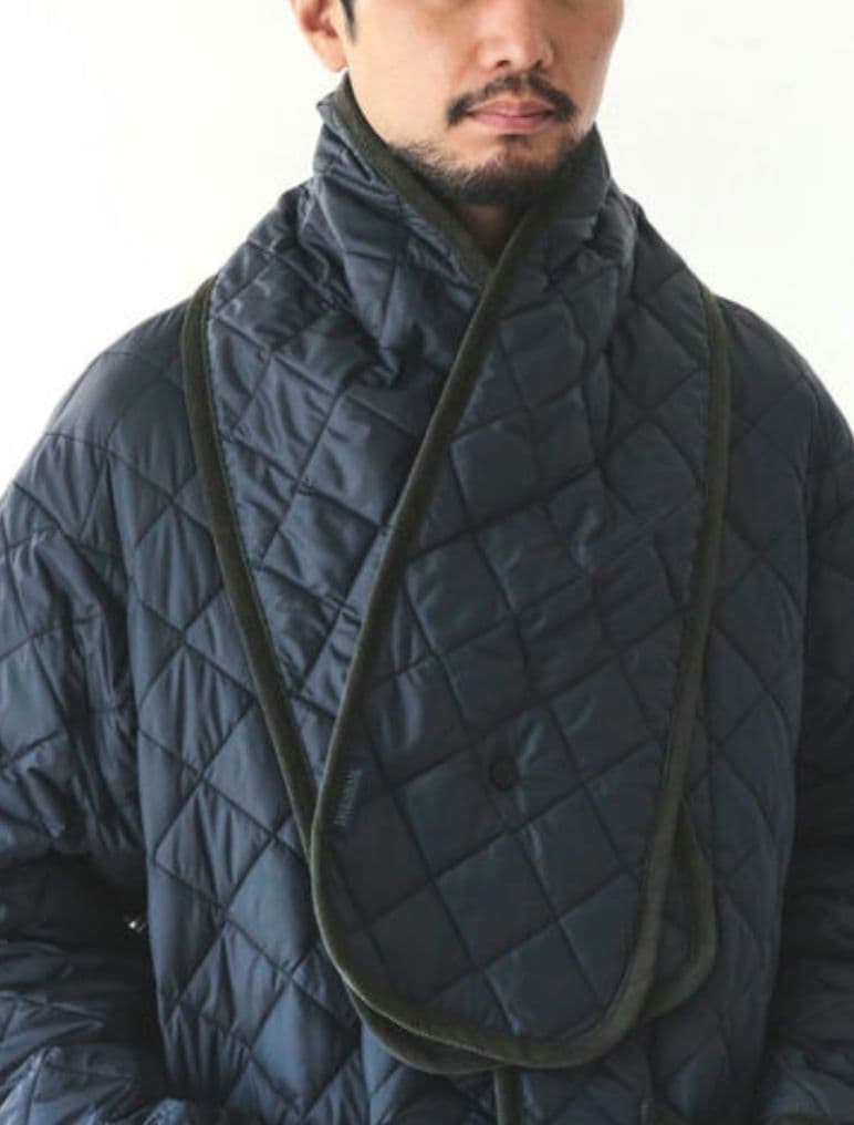 LAVENHAM BUTTON QUILT SCARF ラベンハム マフラー