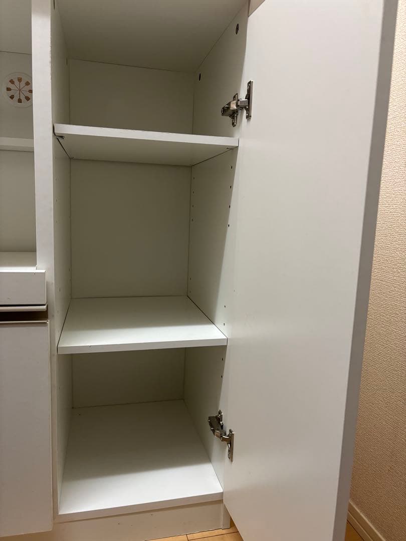 ニトリ　レンジ台　フォルムN ホワイト