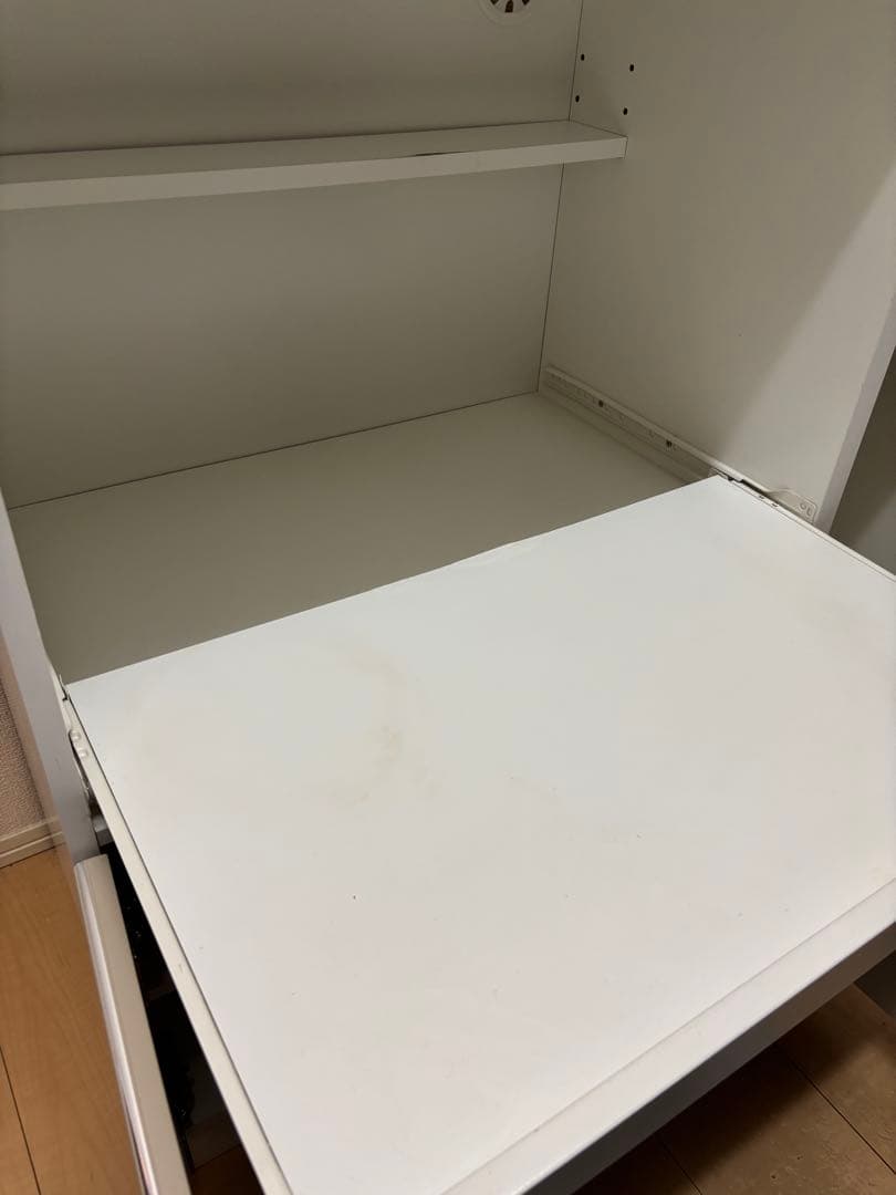 ニトリ　レンジ台　フォルムN ホワイト