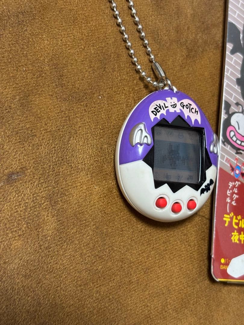 【動作確認済】バンダイ　デビルっちのたまごっち　パープル　ホワイト　SH46