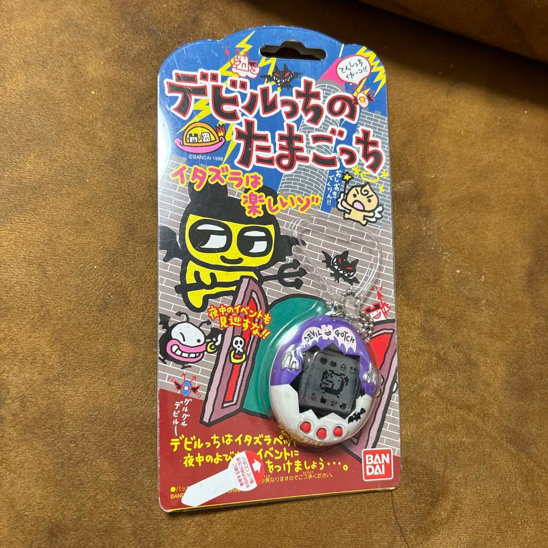 【動作確認済】バンダイ　デビルっちのたまごっち　パープル　ホワイト　SH46