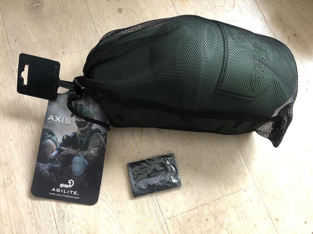 Agilite Axis ニーパッド レンジャーグリーン PVCパッチ付き