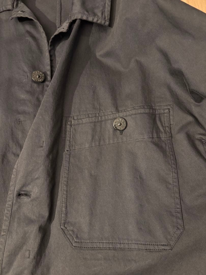 STONE  黒 ミリタリージャケット