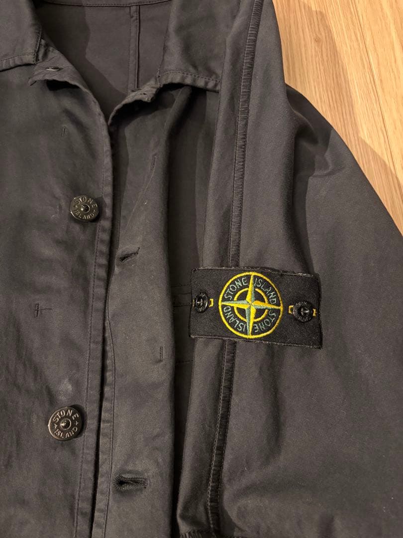 STONE  黒 ミリタリージャケット