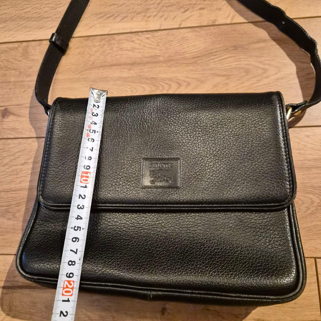 Burberry 黒 レザー ショルダーバッグ