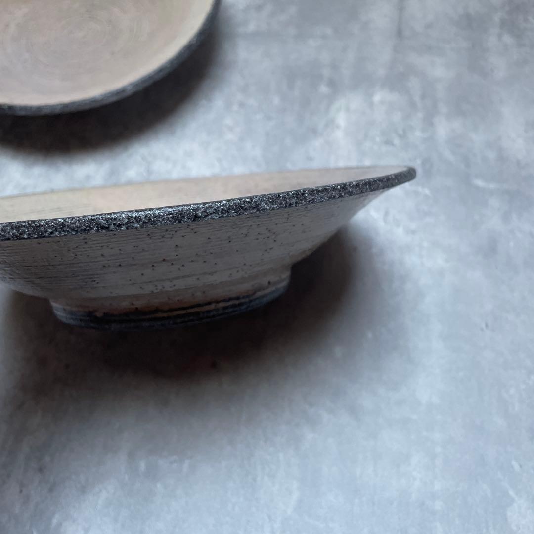 短時間値下中　未使用　小澤基晴さん　粉引　浅鉢　7寸　2点