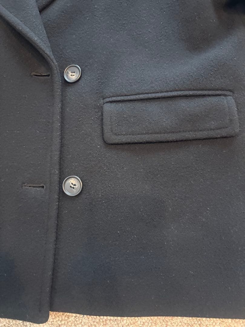 クリーニング済『ジャーナルスタンダードレリューム 』尾州ウールショートピーコート