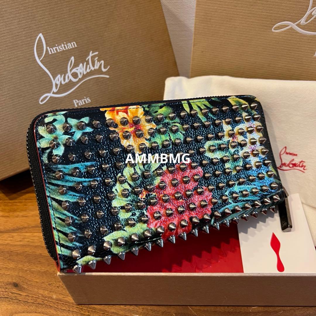 マ*ツ様 新品 限定品 ルブタン パネトーネ ハワイアン ボタニカル 長財布　メ