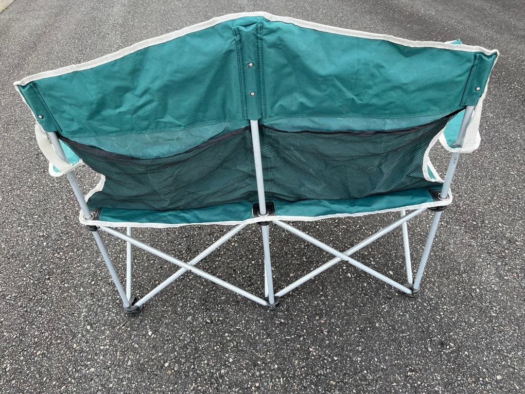 2人掛け用アウトドアチェア　カップホルダー付き　SOUTH FIELD