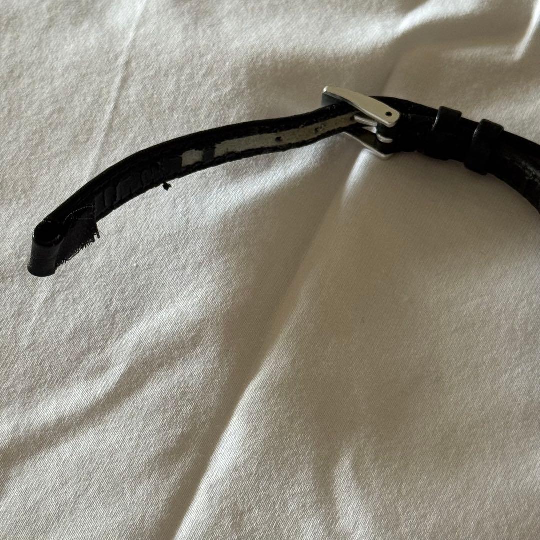 値下げ可　OMEGA Geneve ジュネーブ　楕円形手巻き時計 黒レザーバンド