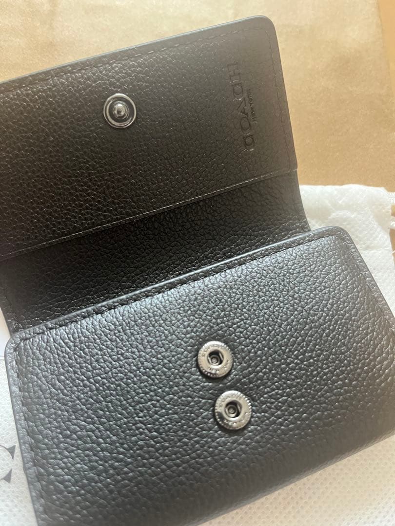 値下げ中！新品未使用 COACH コーチ　キーケース ブラック