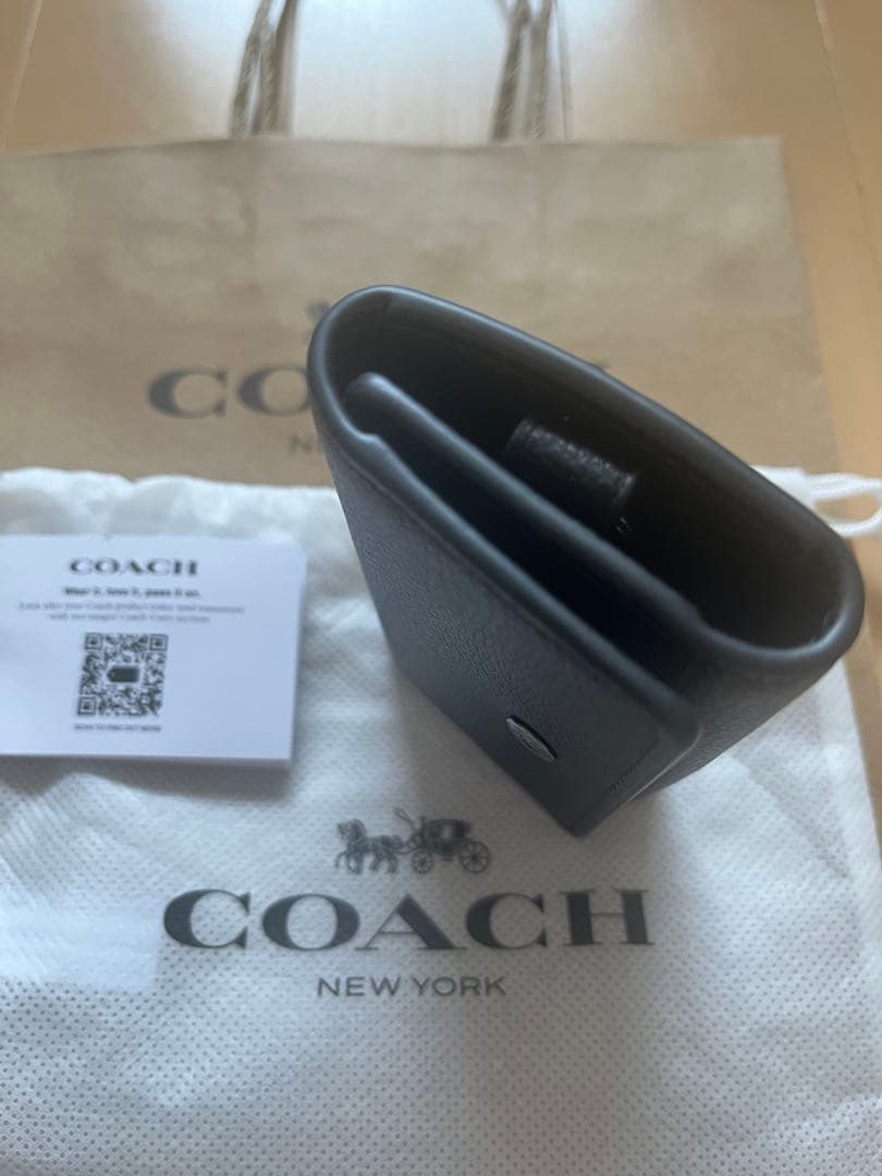 値下げ中！新品未使用 COACH コーチ　キーケース ブラック