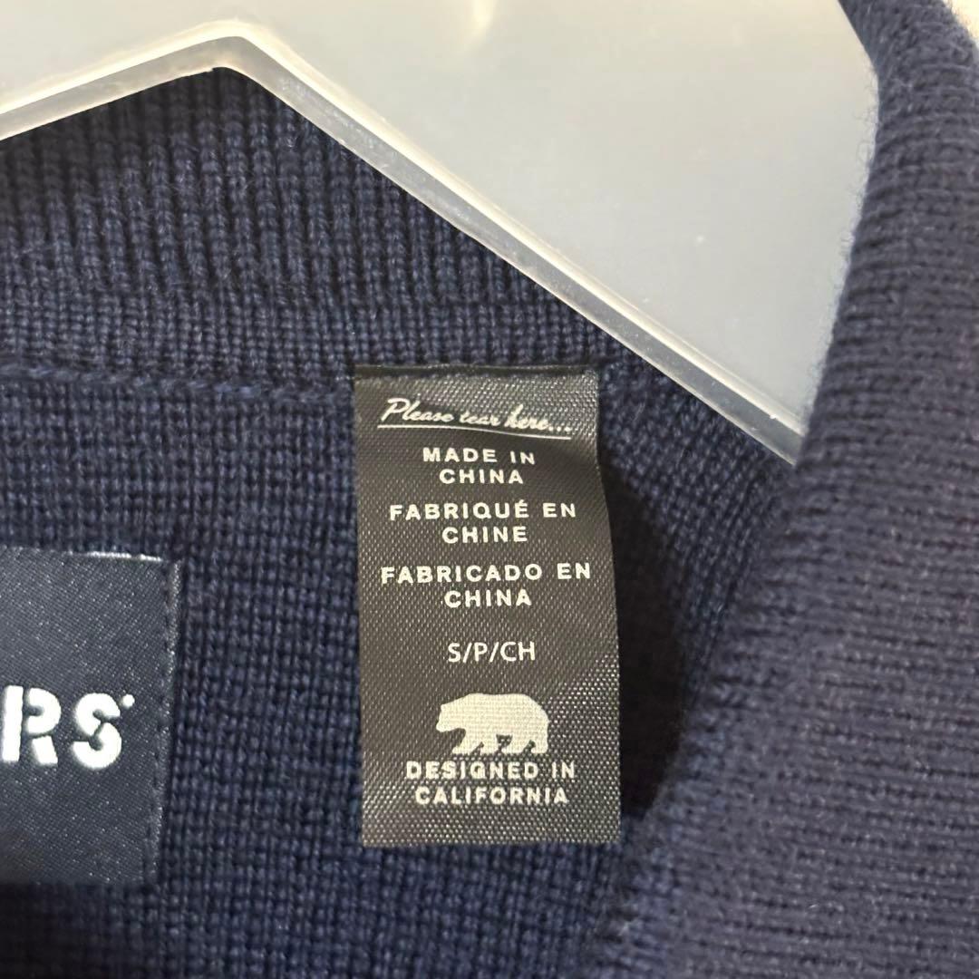 MALBON × DOCKERS Sweater Polo ネイビー　M