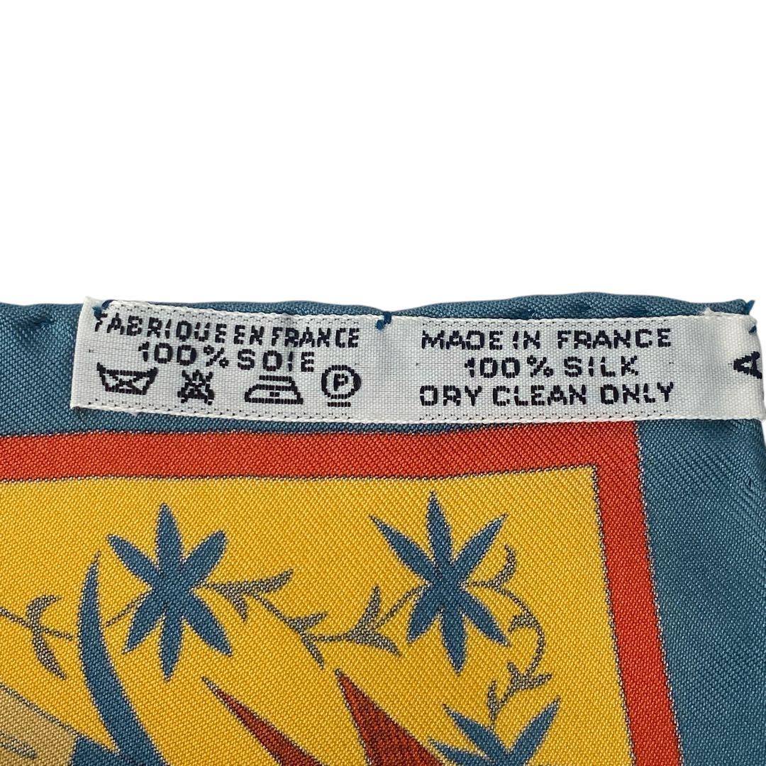 美品 エルメスHERMES カレ90 Kachinas（カチナ）