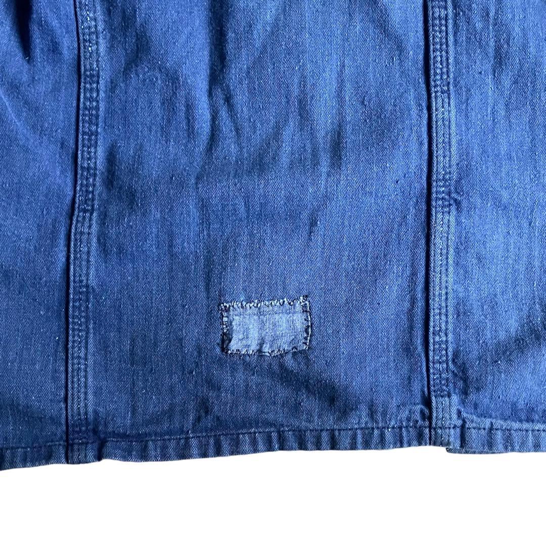 50-60s GERMANY／Blue Work Jacket Remake