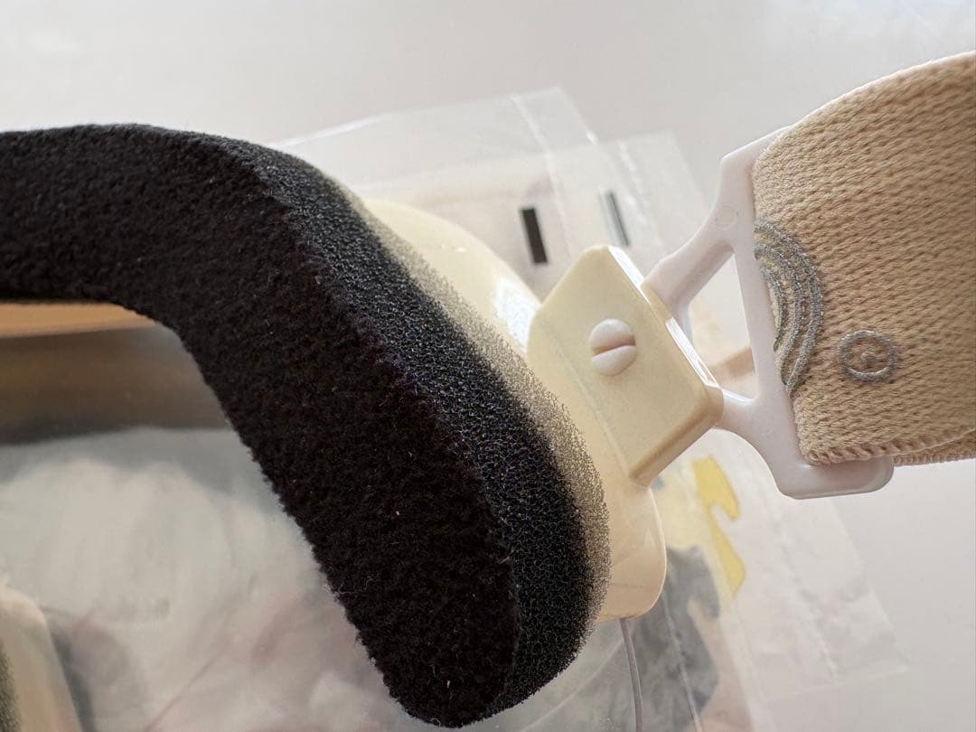 【お一人】tt&co ゴーグル　アイボリー　予備レンズ4枚付