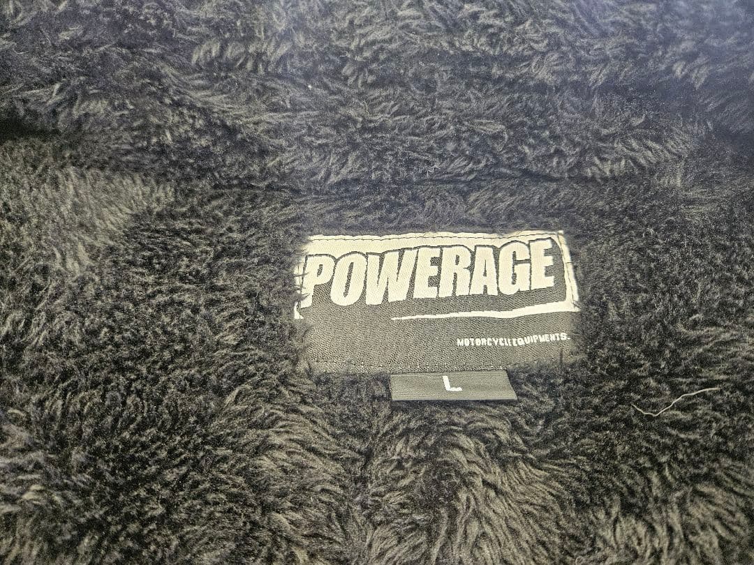 POWERAGE N-3B ライダース ブラック　Lサイズ