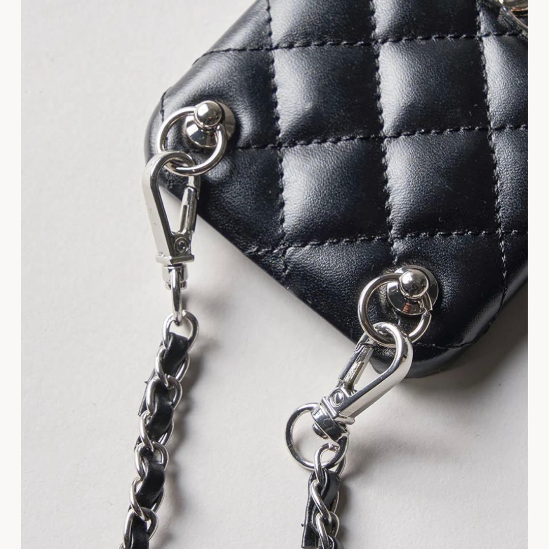 Darich DDキルティングiPhoneケース ブラック iPhone15