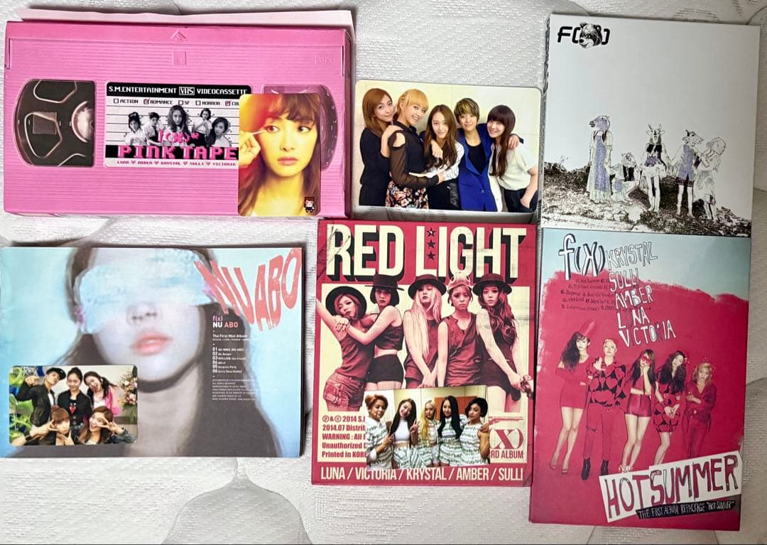 F(x) アルバム　トレカ　Red Light Pink Tape NU ABO