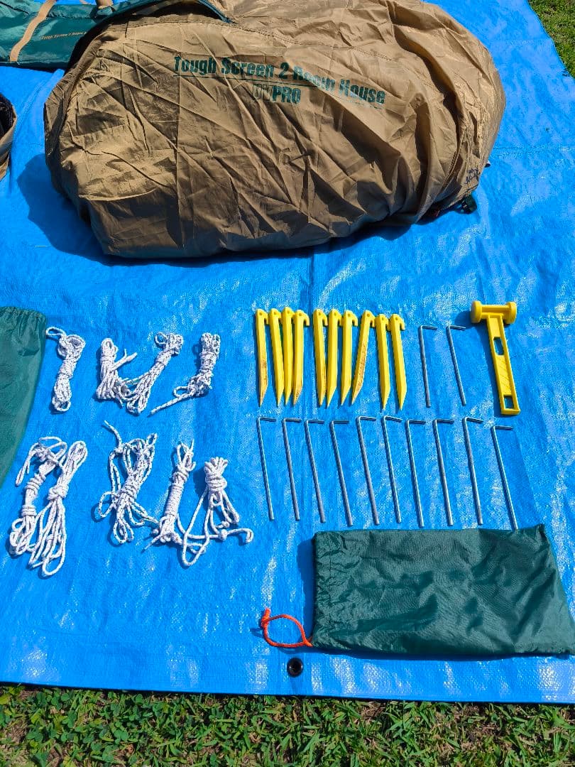 たろうタフスクリーン2ルームハウス インナーマット・グランドシートセット