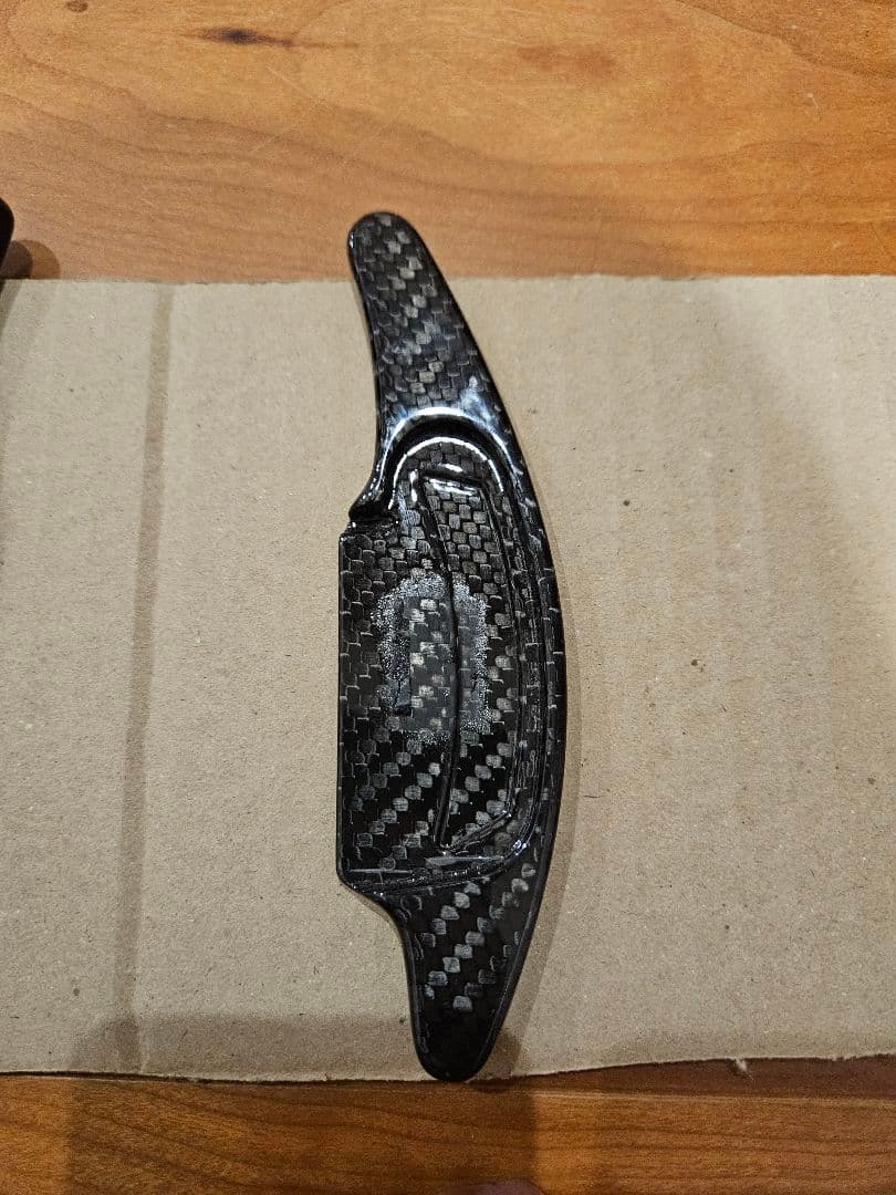 アバルト　カーボン　パドルシフト